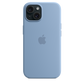Funda de silicona con MagSafe para el iPhone 15 - Azul invierno - Macnificos