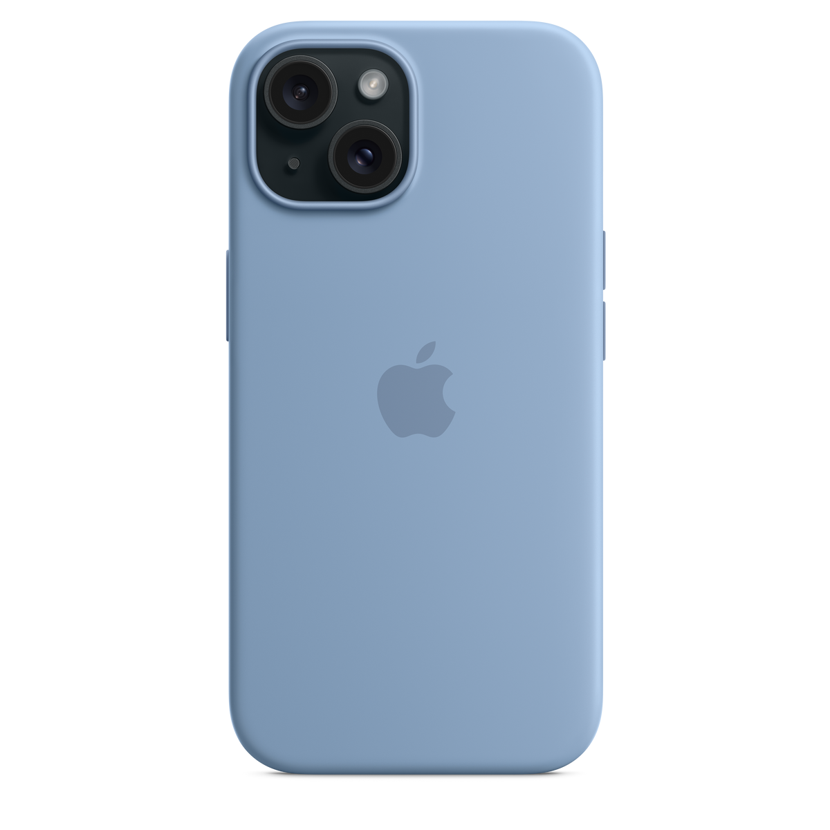 Funda de silicona con MagSafe para el iPhone 15 - Azul invierno - Macnificos