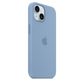 Funda de silicona con MagSafe para el iPhone 15 - Azul invierno - Macnificos