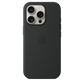 Funda de silicona con MagSafe para el iPhone 16 Pro - Negro