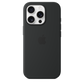 Funda de silicona con MagSafe para el iPhone 16 Pro - Negro