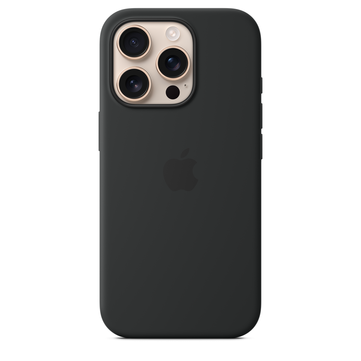 Funda de silicona con MagSafe para el iPhone 16 Pro - Negro