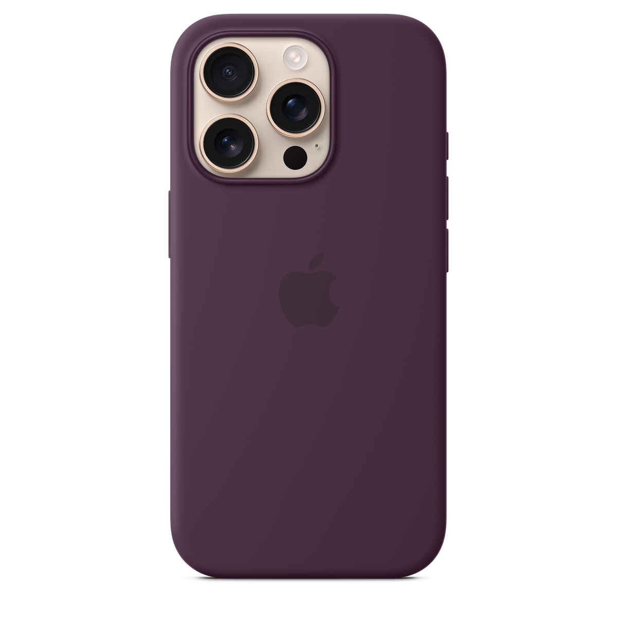 Funda de silicona con MagSafe para el iPhone 16 Pro - Ciruela