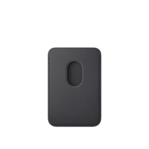 Cartera de trenzado fino con MagSafe para el iPhone - Negro