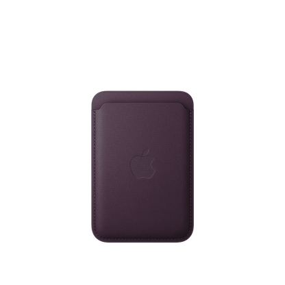 Cartera de trenzado fino con MagSafe para el iPhone - Mora