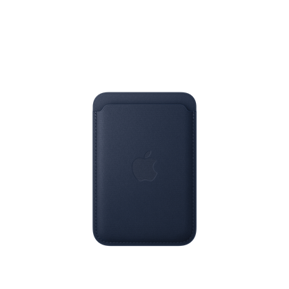 Cartera de trenzado fino con MagSafe para el iPhone - Azul intenso