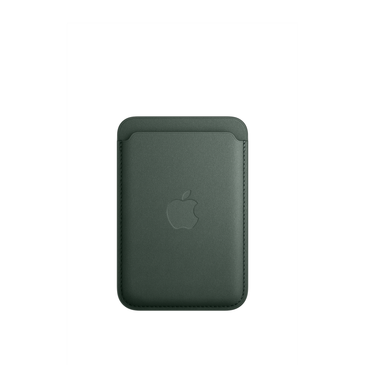Cartera de trenzado fino con MagSafe para el iPhone - Verde perenne - Macnificos