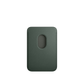 Cartera de trenzado fino con MagSafe para el iPhone - Verde perenne - Macnificos