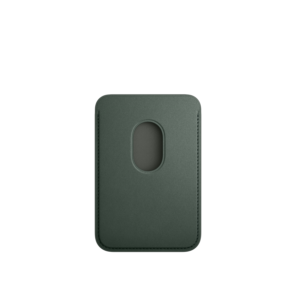 Cartera de trenzado fino con MagSafe para el iPhone - Verde perenne - Macnificos
