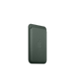 Cartera de trenzado fino con MagSafe para el iPhone - Verde perenne - Macnificos