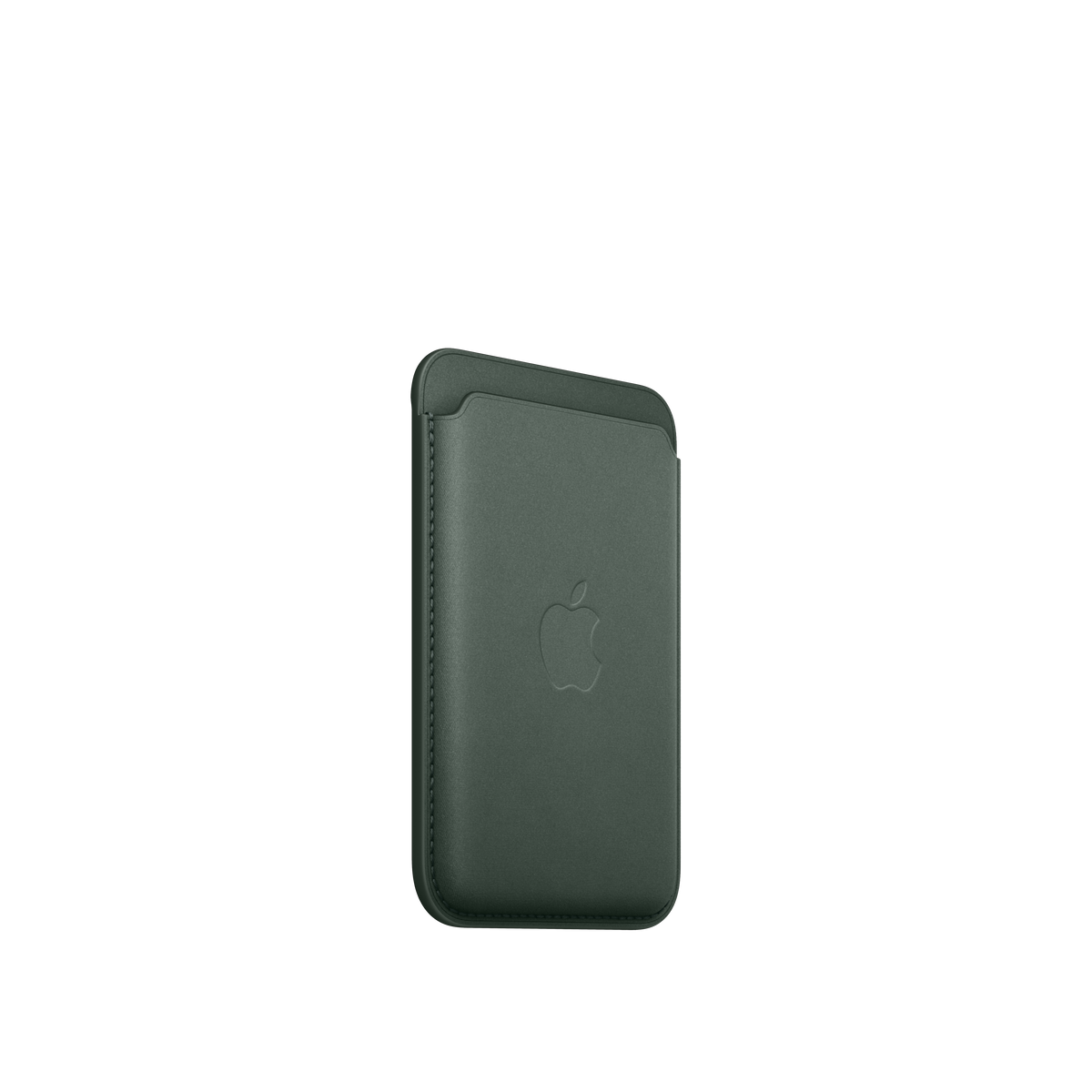 Cartera de trenzado fino con MagSafe para el iPhone - Verde perenne - Macnificos