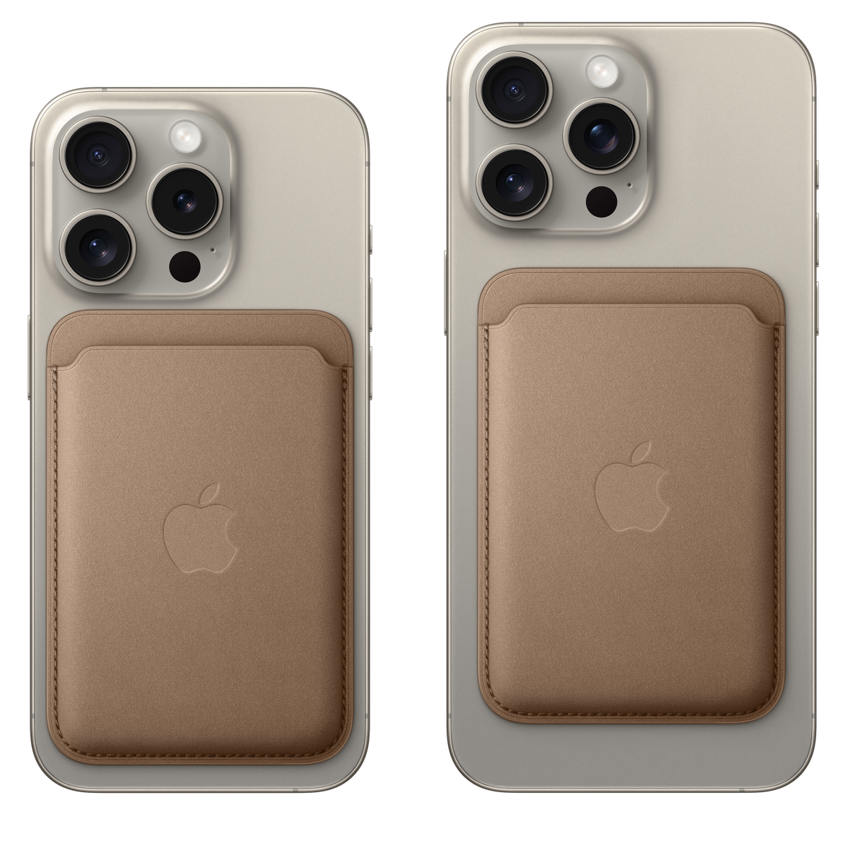 Cartera de trenzado fino con MagSafe para el iPhone - Verde perenne - Macnificos