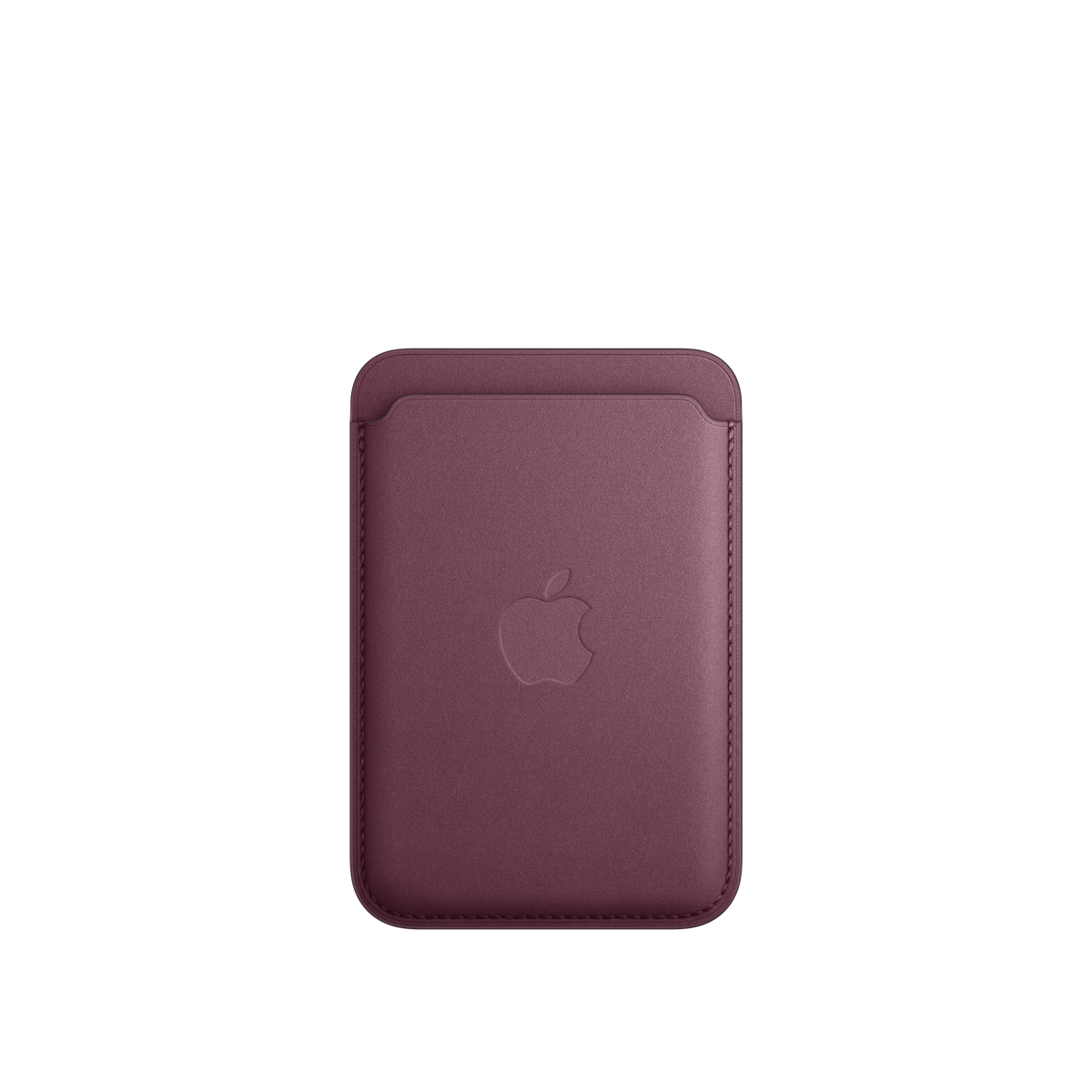 Cartera de trenzado fino con MagSafe para el iPhone - Rojo mora - Macnificos