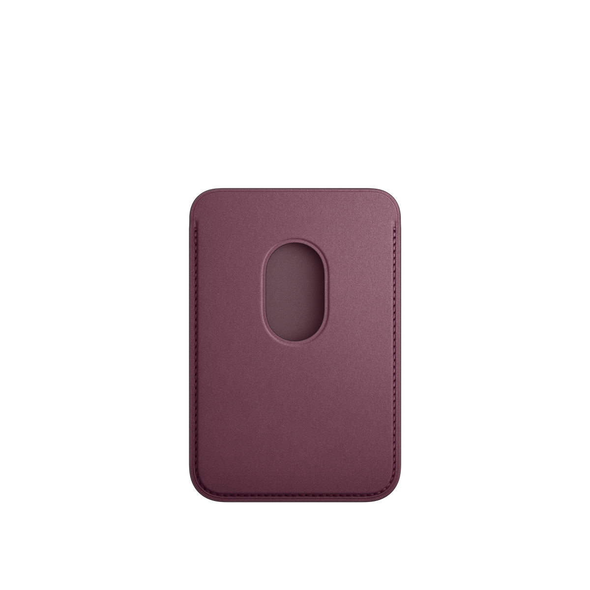 Cartera de trenzado fino con MagSafe para el iPhone - Rojo mora - Macnificos