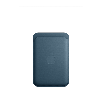 Cartera de trenzado fino con MagSafe para el iPhone - Azul pacífico - Macnificos