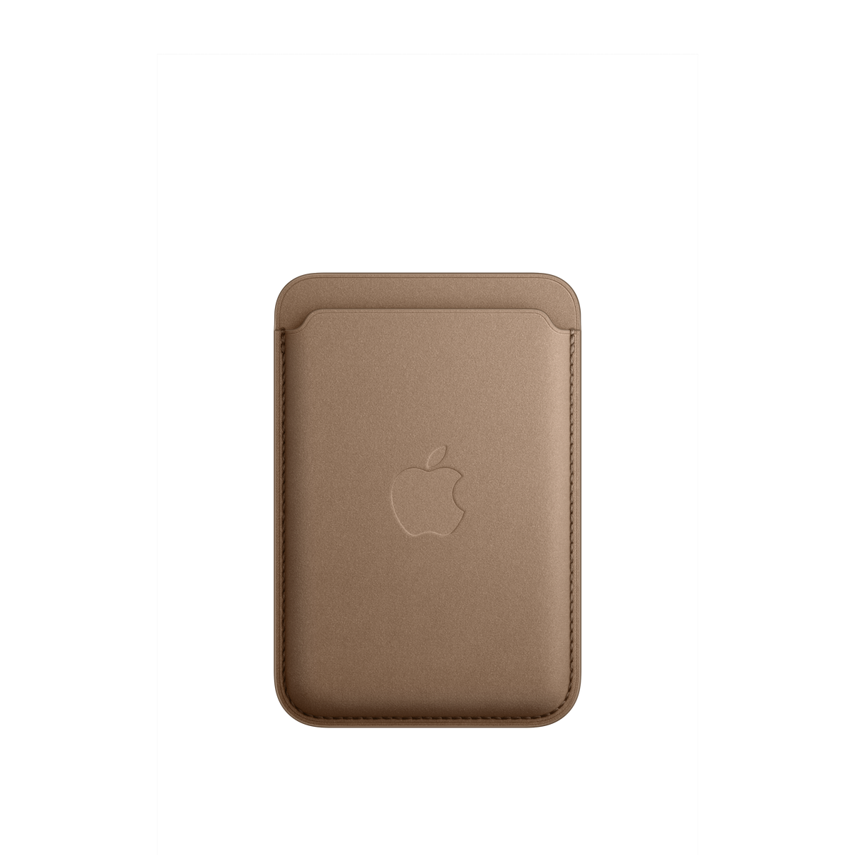 Cartera de trenzado fino con MagSafe para el iPhone - Marrón topo - Macnificos