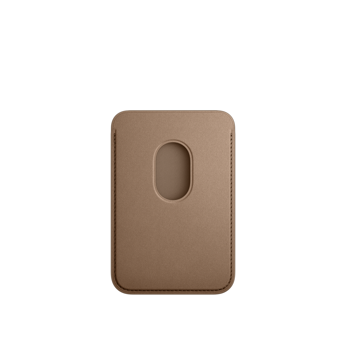 Cartera de trenzado fino con MagSafe para el iPhone - Marrón topo - Macnificos