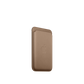 Cartera de trenzado fino con MagSafe para el iPhone - Marrón topo - Macnificos