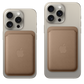 Cartera de trenzado fino con MagSafe para el iPhone - Marrón topo - Macnificos