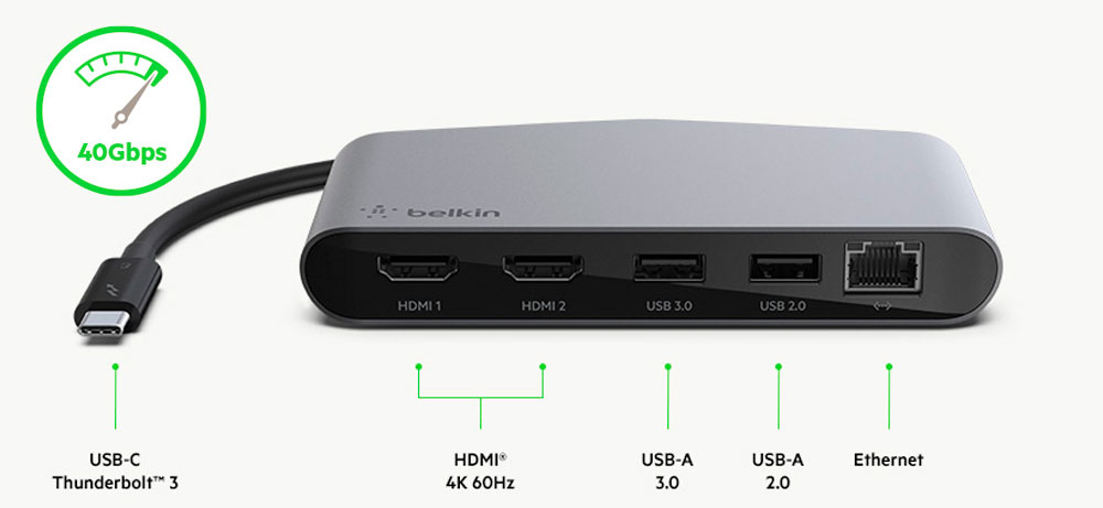 Belkin thunderbolt 3 high quality mini