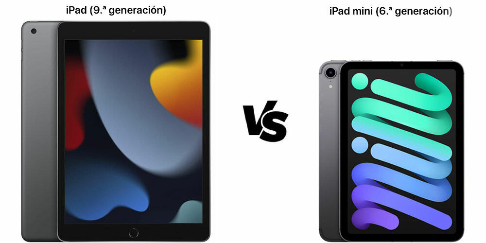 Comparativa entre iPad mini y iPad Air