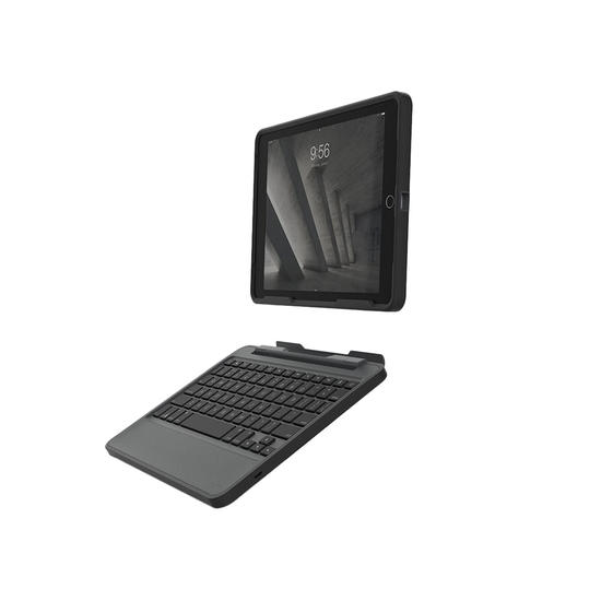 Zagg Rugged Book Funda con teclado iPad / Air / Pro 9,7" Gris
