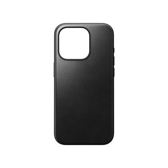 Nomad Modern Leather Funda Piel Horween para iPhone 15 Pro Negra