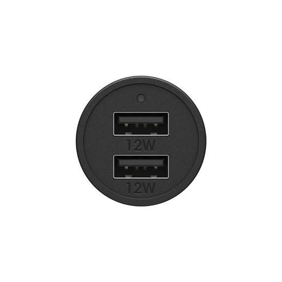 OtterBox Car Charger Cargador coche doble USB-A 24W Negro