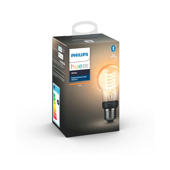 Philips Hue White Bombilla LED inteligente E27, filamento