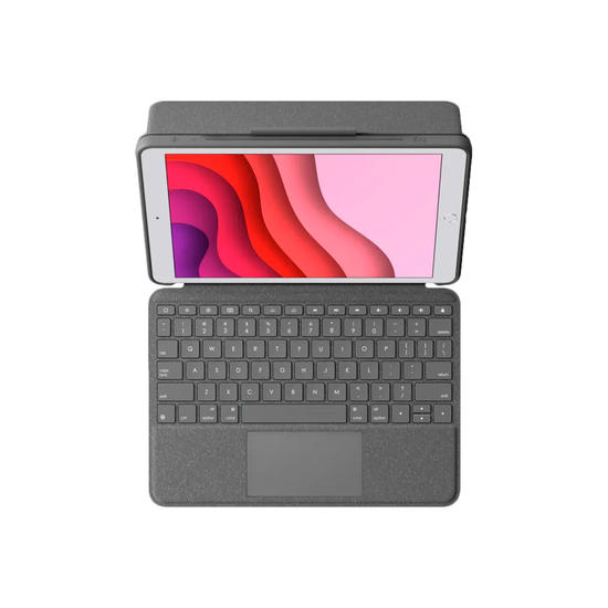 Logitech Combo Touch Funda con teclado iPad 7ª generación Gris