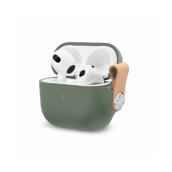 Moshi Pebbo Funda AirPods 3 con correa verde