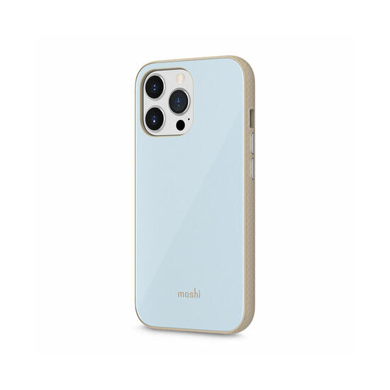 Moshi iGlaze Funda iPhone 13 Pro azul adriático