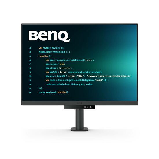 BenQ RD280UA Monitor 28" 4K+ para programación retroiluminación y brazo flexible USB-C 90 PD