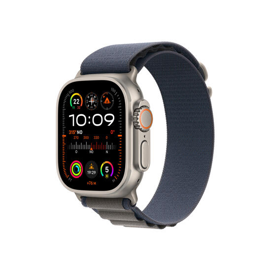 Apple Watch Ultra 2 | GPS + Cellular | 49mm | Caja Titanio | correa Loop Alpine Azul | Talla S