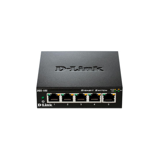 D-Link DGS-105 Switch Gigabit 5 puertos IGMP