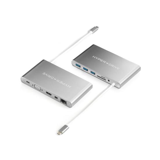 HyperDrive Ultimate HUB USB-C 11 Puertos Gris Espacial