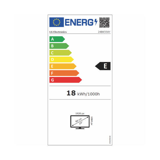 LG 24BK550Y-B Monitor 24" Full HD IPS 72% NTSC