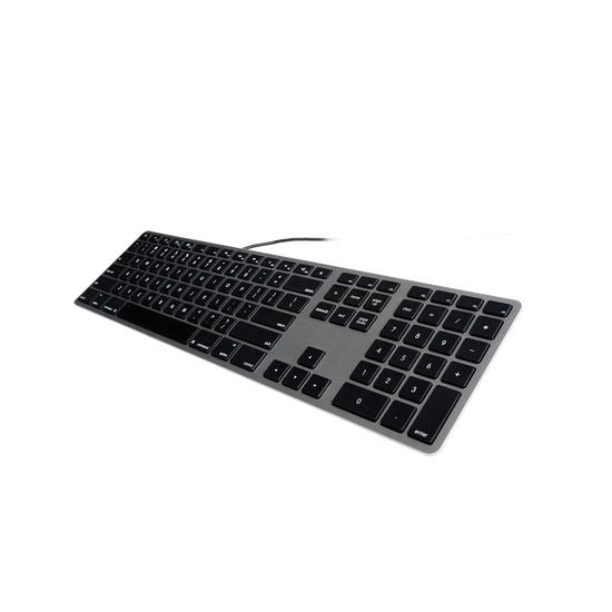 Matias Space Gray Keyboard Español Cable