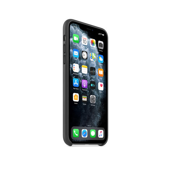 Apple Funda iPhone 11 Pro Max Leather Negro