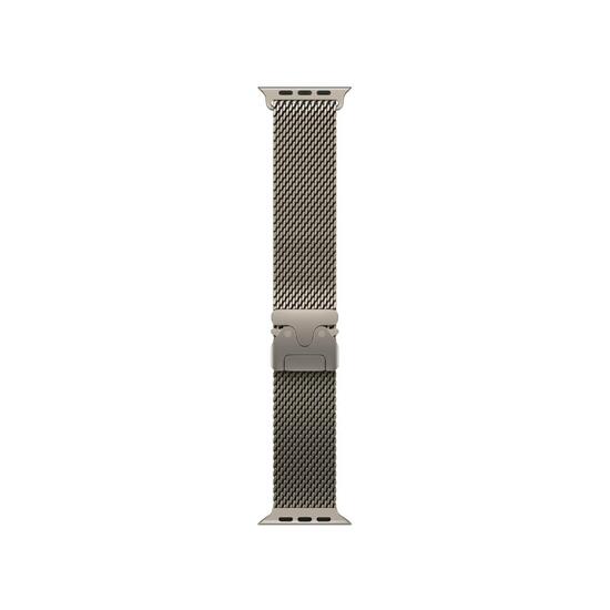 Apple Correa Milanese Loop 49mm Titanio natural Talla S