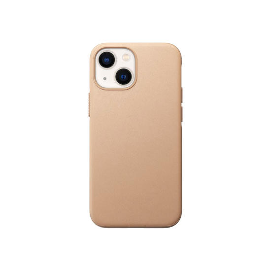 Nomad Modern Funda MagSafe iPhone 13 mini piel natural