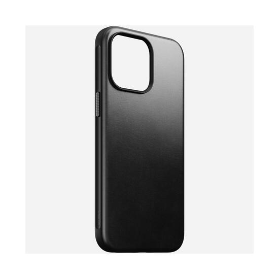 Nomad Modern Leather Funda Piel Horween para iPhone 15 Pro Negra