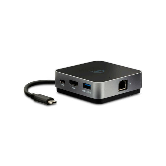 OWC Travel Dock E USB-C/USB 3.2/HDMI/Ethernet/SD Gris Espacial