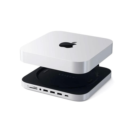 Satechi Stand & Hub USB-C con ranura disco SSD M.2 para Mac mini