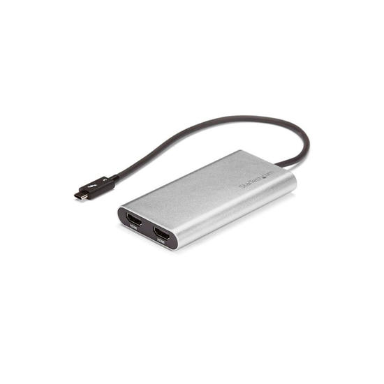 StarTech Adaptador Thunderbolt 3 a Doble HDMI 4K