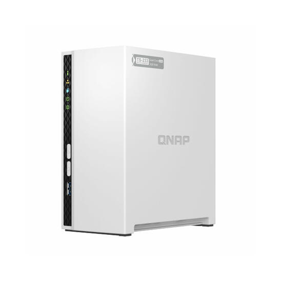 QNAP TS-233 Servidor NAS 2 bahías + 2 discos duros Seagate IronWolf 4TB