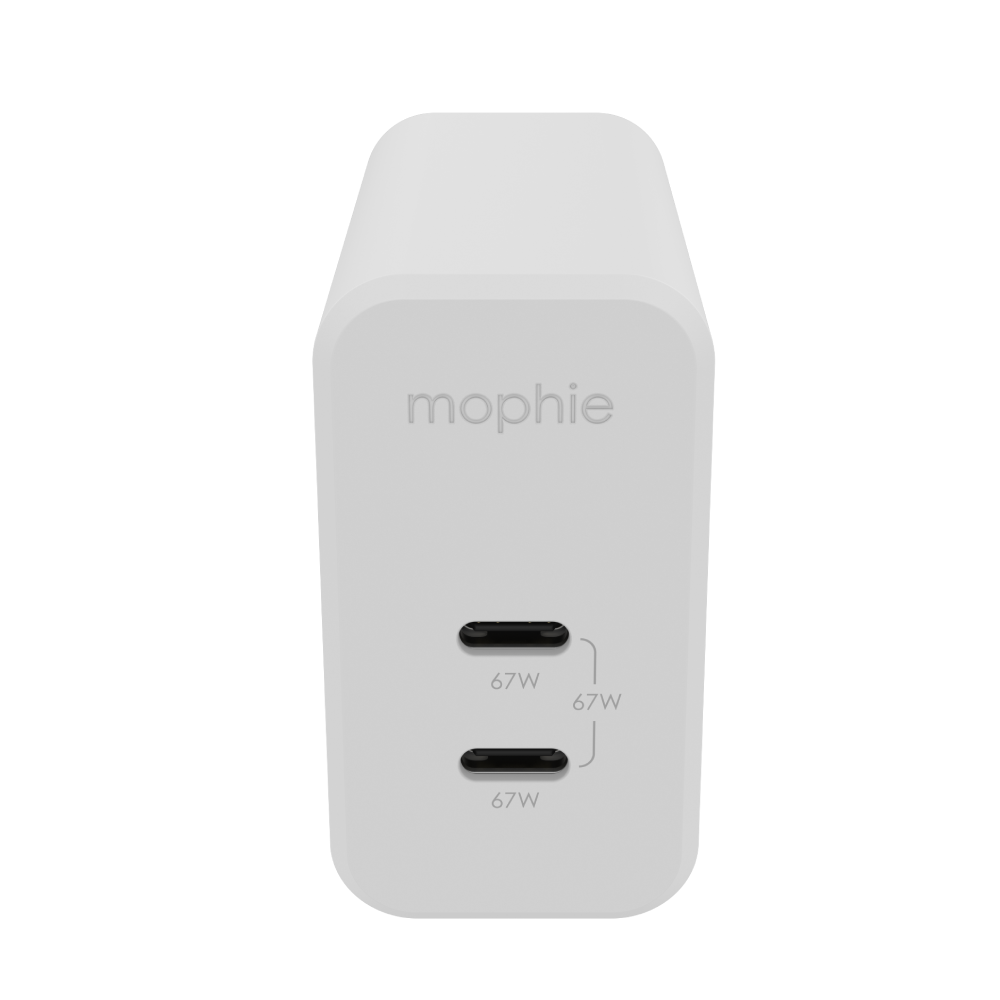  mophie speedport 67 USB-C cargador GaN 67W, 3 puertos rápido  compacto plegable cargador de pared para MacBook Pro/Air, iPad Pro, Galaxy  S22/S21, HP Spectre, Note20/10+, iPhone 14/13/12 Pro, Pixel y 