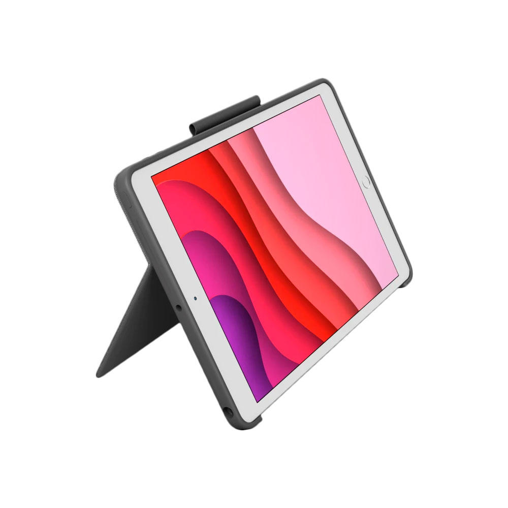 Funda con Teclado para Tablet LOGITECH Combo Touch 920-010211 - 12.9 ·  iPad Pro · Gris