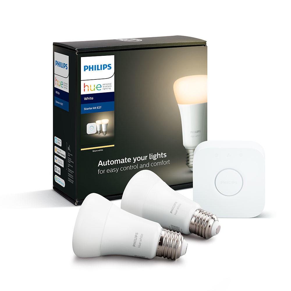 Philips Hue bombilla LED inteligente 9W A60 E27 Iluminación Blanca
