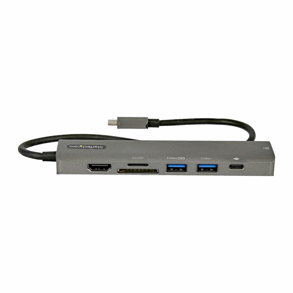 Hub multipuerto 5 en 1 USB C a HDMI 2USB 3.0 Puerto Gigabit Ethernet RJ-45